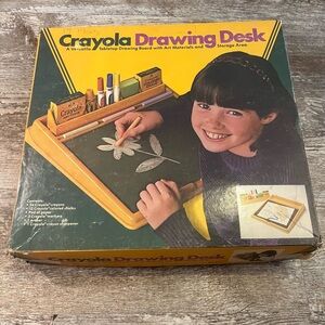 Crayola Tabletop Drawing Desk with Art Supplies